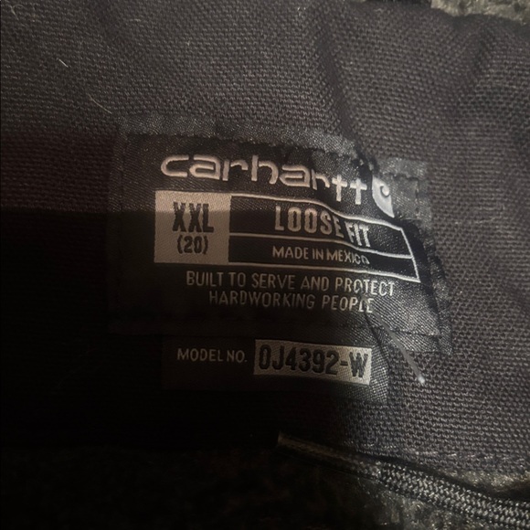 CARHARTT Women’s Washed Duck Sherpa Lined Hooded Jacket OJ4392-W NWT! - Picture 5 of 5